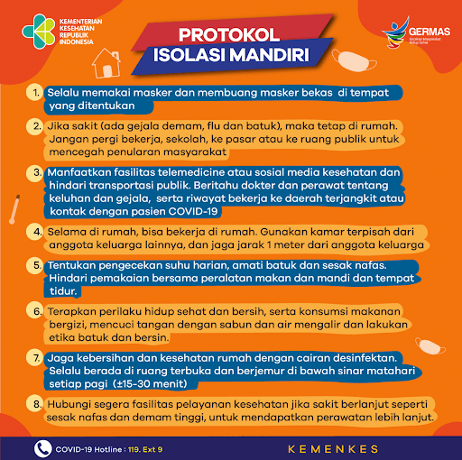 Cara Isolasi Mandiri Di Rumah