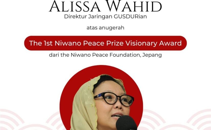 Pejuang Perdamaian dan Toleransi, Alissa Wahid Raih Penghargaan dari Jepang