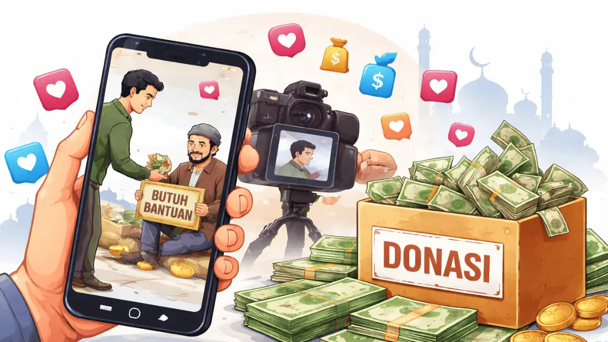 Fenomena Pamer Sedekah di Media Sosial Menurut Hukum Islam