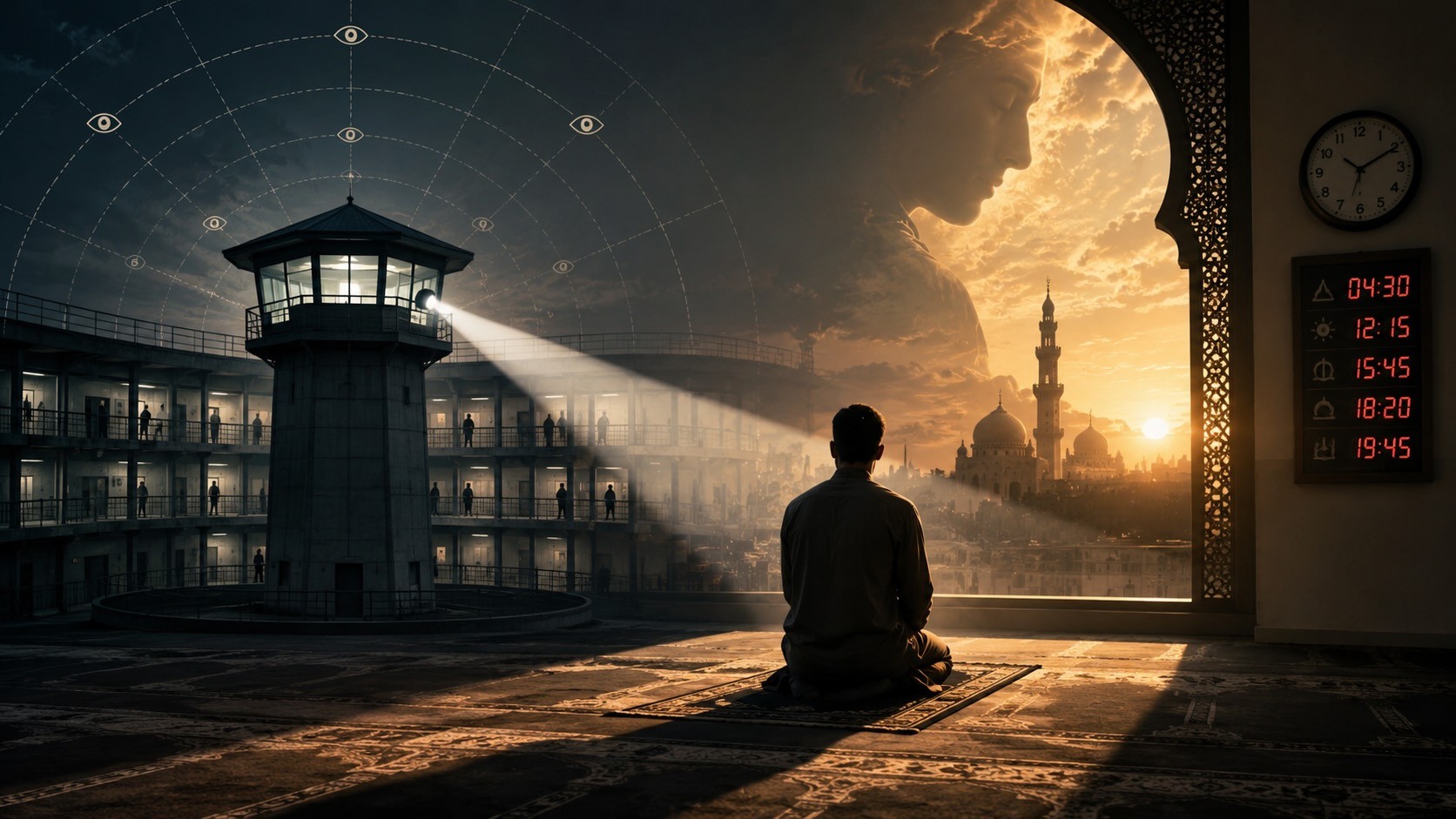 Salat, Panopticon, dan Kesadaran bahwa Allah Selalu Mengawasi