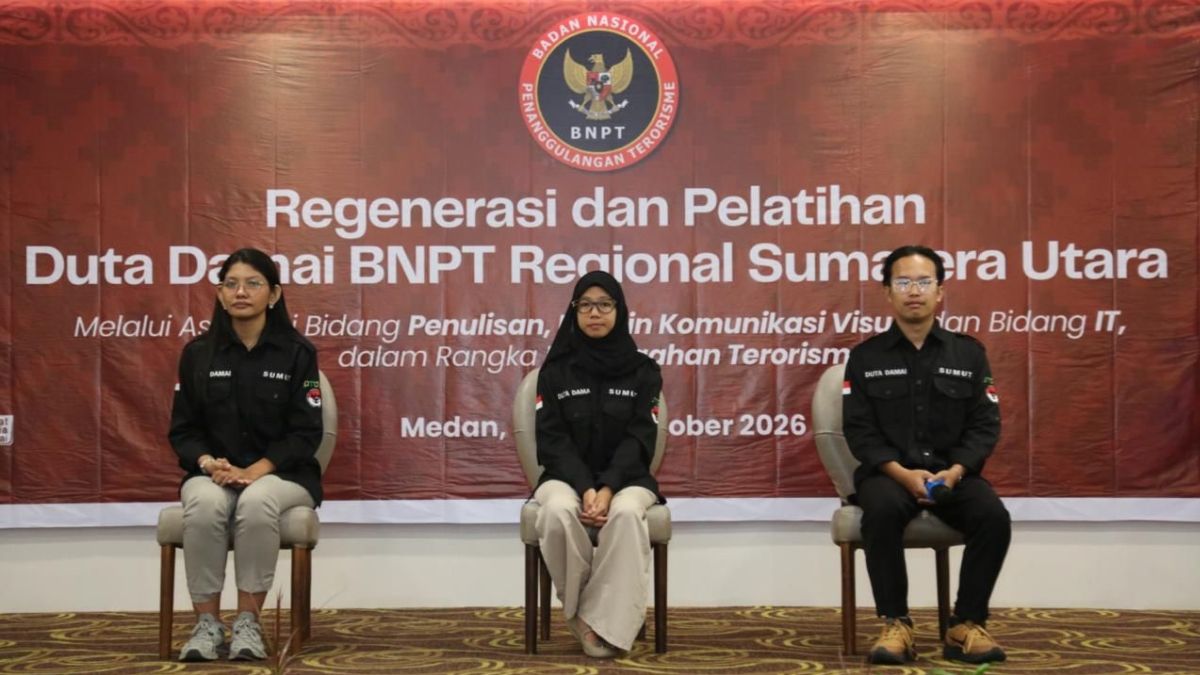 BNPT Kukuhkan Duta Damai Sumut Cegah Radikalisme Digital